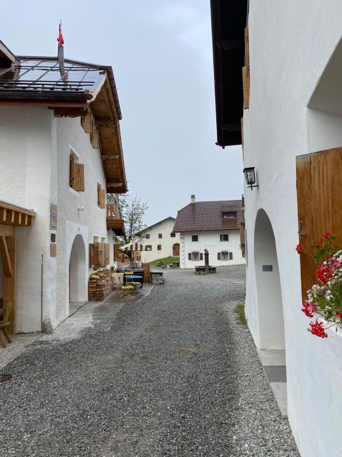 Alpengasthof Crusch Alba Ed Alvetern, S-Charl Scuol Exterior foto